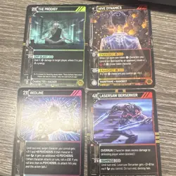 Radacs GEN Card Lot (4) The Prodigy, Hive Dynamics, Redline, Lasersaw Berserker - Image 1