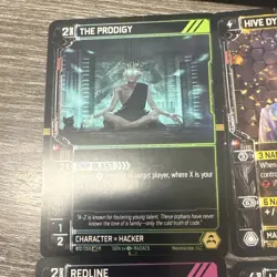 Radacs GEN Card Lot (4) The Prodigy, Hive Dynamics, Redline, Lasersaw Berserker - Image 2