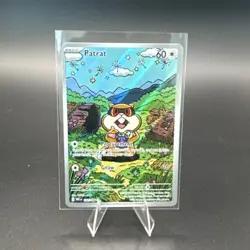 Pokemon Patrat 152/086 Sv: White Flare Holo Illustration Rare 60 HP Basic Card - Image 1