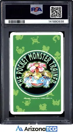 Pokemon 1996 Onix 095 7 Of Clubs Green Playing Card Japanese PSA 9 - Image 2