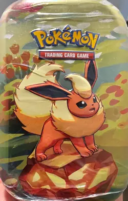 Pokemon Scarlet & Violet Prismatic Evolutions - [Flareon] Mini Tin New & Sealed - Image 3