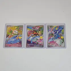 Pokemon First Partner Illustration Gen 7 Alola: Rowlet, Litten, Popplio - Image 1