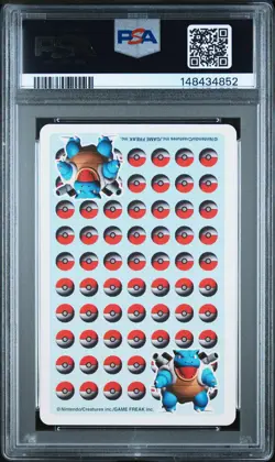 1998 POKEMON STADIUM BLUE VERSION PLAYING CARDS JOKER MEOWTH PSA 10 - Image 2