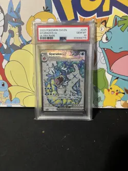 Pokemon Scarlet & Violet Gyrados EX Ultra Rare Card 225/198 PSA 10 - Image 1