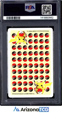 Pokemon Stadium 1998 Golem King Of Clubs Yellow Playing Card Japanese PSA 9 - Image 2