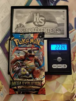 (HEAVY) 22.34g Pokemon TCG Mega Evolution Booster Pack (SEALED)✅ - Image 1