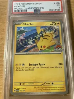 PSA 5 pikachu world championships 2024 Pokemon - Image 1