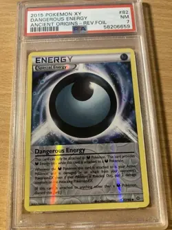 PSA 7 dangerous energy ancient origins xy Pokemon - Image 1