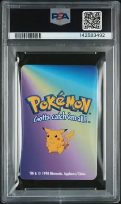 1998 KFC POKEMON CARD GAME #25 PIKACHU PSA 10 - Image 2