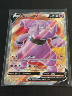 Sword and Shield: Brilliant Stars Granbull V 159/172 MP Pokemon Card - Image 1