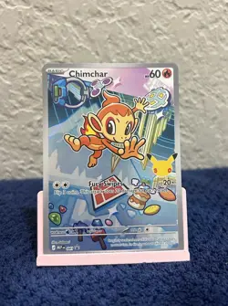 Pokemon TCG Chimchar Black Star Promo Mega Evolution - Image 1
