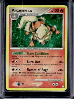 2009 Pokemon Platinum Rising Rivals Arcanine #1/111 - Image 1