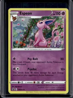 2021 Pokemon SWSH Black Star Promos Espeon #SWSH174 - Image 1