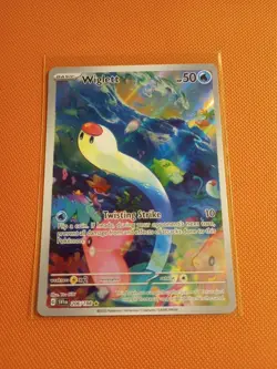 Wiglett 206/198 SV1 Base Illustration Rare Full Art Holo Pokemon NM+ FREE SHIPP - Image 2