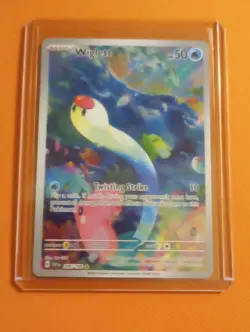 Wiglett 206/198 SV1 Base Illustration Rare Full Art Holo Pokemon NM+ FREE SHIPP - Image 3