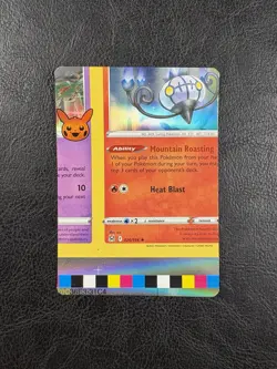 NFC Miscut - Chandelure - Holo - Trick Or Trade 2023 - Error - Pokemon TCG - Image 1