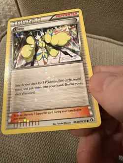 Elesa RC20/RC25 Radiant Collection Legendary Treasures Pokemon Starfoil Nice! - Image 3