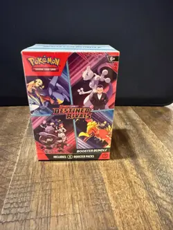 Pokemon TCG Destined Rivals Booster Bundle Sealed New (6 Packs) - Image 1