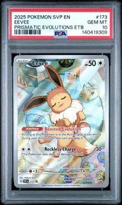 2025 POKEMON SVP PRISMATIC EVOLUTIONS ELITE TRAINER BOX EEVEE PSA 10 - Image 1