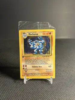Pokemon TCG Machamp 8/102 1st Edition Deck Exclusives Holo Rare Back Sealed - Image 1