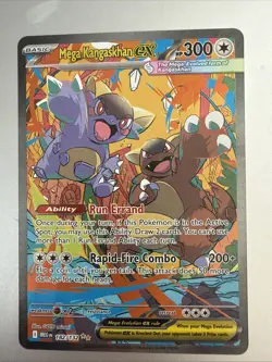 Pokemon Mega Kangaskhan EX Full Art Special Illustration Rare Holo 182/132 TCG - Image 1