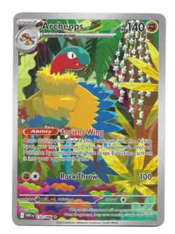 Archeops 132/086 Sv: White Flare Holo Pokemon TCG - NM - Image 1