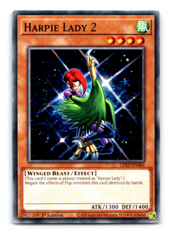 Harpie Lady 2 - LDS2-EN069 - Common 1st Edition - Yugioh - Image 1