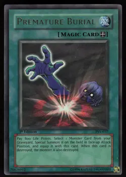 Premature Burial PSV-037 1st Edition Ultra Rare YU-GI-OH - Image 1