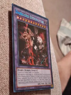 Yu-Gi-Oh Darklord Eveningstar Burst Protocol Secret Rare Pack Fresh - Image 3