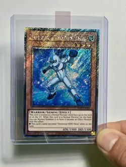 Elemental HERO Neo Aeus RA03-EN218 (NM) Platinum Secret Rare 1st Edition YuGiOh! - Image 3