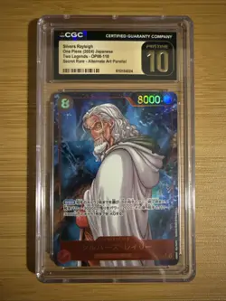 Silvers Rayleigh 🔥 2024 One Piece JP Two Legends OP08-118 SR - CGC 10 Pristine - Image 1