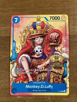 2024 One Piece 2nd Anniversary Tournament Participant Monkey D Luffy Promo P-043 - Image 1