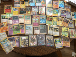 Unplayed Mint Sleeved Pokemon Cards Lot of 62 Vintage Holos and 1st Editions - Image 1
