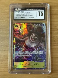 Charlotte Linlin 😈 Pillars Of Strength 2023 One Piece JP (OP03-114) 🔥 CGC 10 - Image 1