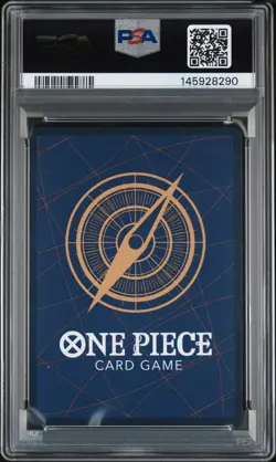 2025 ONE PIECE OP10-ROYAL BLOOD SPECIAL ALTERNATE ART CHARLOTTE FLAMPE PSA 9 - Image 2