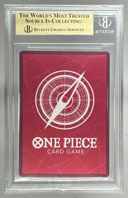 Monkey D. Luffy 2022 Japanese One Piece Romance Dawn #OP01-003 Alt Art BGS 9.5 - Image 2
