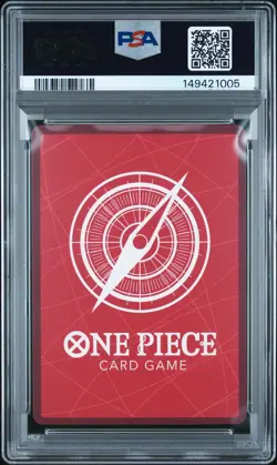 2022 ONE PIECE STARTER DECK ST01-STRAW HAT CREW ERRATA MONKEY D. LUFFY PSA 9 - Image 2