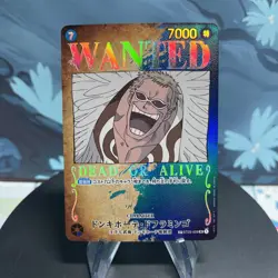 One Piece Donquixote Doflamingo ST03-009 Japanese SP Wanted Poster LP - Image 1