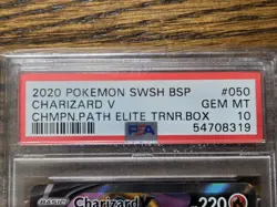2020 Pokemon Swsh Bsp #050 Charizard V (PSA 10) Champions Path ETB - Image 4