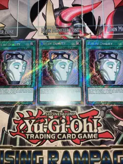 3x Pot Of Duality Platinum Secret Rare 1St Edition RA02-EN057 Yugioh - Image 1