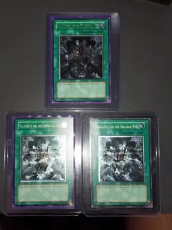 Yugioh! 3x Dark World Dealings Ultimate Rare 1st Edition STON-DE038 German - Image 1
