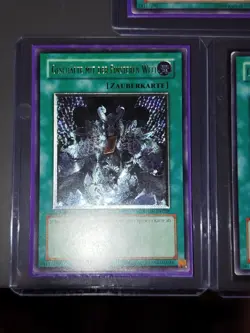 Yugioh! 3x Dark World Dealings Ultimate Rare 1st Edition STON-DE038 German - Image 2