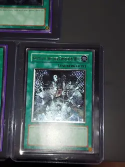 Yugioh! 3x Dark World Dealings Ultimate Rare 1st Edition STON-DE038 German - Image 3