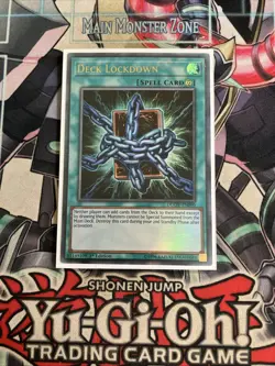 Deck Lockdown Ultra Rare 1st Edition DUOV-En090 Yugioh Euro Print - Image 1