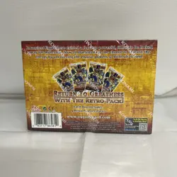 Yugioh Booster Box Retro Pack 1 ( x4 Booster Packs Per Box ) New SEALED IN HAND - Image 2