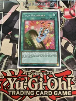 Toon Bookmark Secret Rare 1st Edition BLCR-EN067 Yugioh - Image 1
