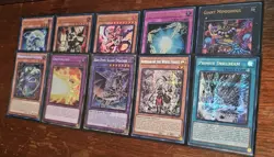 YuGiOh 10 Card 5 Ultra Rares, 3 Prismatic Secret Rares, 2 Starlight Rares - MP25 - Image 1