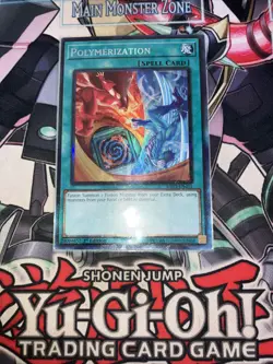 Polymerization (B) Prismatic Collector’s Rare Hero Alt Art RA03-EN051 Yugioh - Image 1