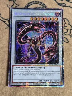 Yugioh Beelze of the Diabolic Dragons MP25-EN023 1st Edition Starlight Rare NM - Image 1