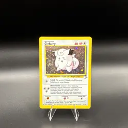 1999 Pokemon Clefairy 1st Edition Base 5/102 Holo Excellent TCG WOTC Card - Image 1